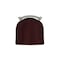 Holland Bar Stool Co 18" Low Back Swivel Vanity Stool, Nickel Finish, Dark Cherry Oak Seat 41118ANDCOak - alternate 2